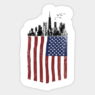 American city Sticker